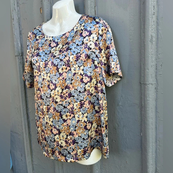 Souleiado Elise Florentine Ciel Blouse, size Small - Picture 5 of 13